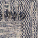 Alfombra Azul-blanco 120X180CM  PÉREZ ÁVILA