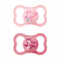 Mam Pack Dobl Chupete Silicona Air Night  +6M  MAM BABY