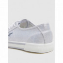 PEPE JEANS Zapatillas Brady Party Plata PLS31439-934