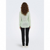 ONLY Jersey de Punto Verde 15113356-SUBTLE Green
