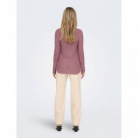 ONLY Jersey de Punto Lila 15113356-LILAS