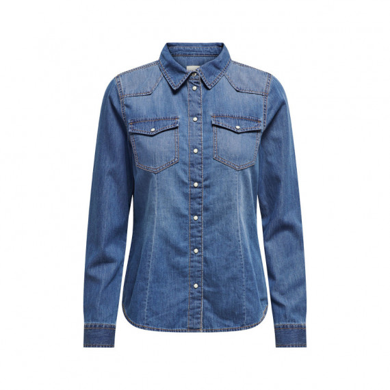 ONLY Camisa Vaquera 15315185-MEDIUM Blue Denim