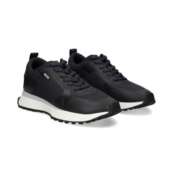 Deportivo Piel+malla Azul  HUGO BOSS