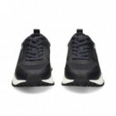 Deportivo Piel+malla Azul  HUGO BOSS