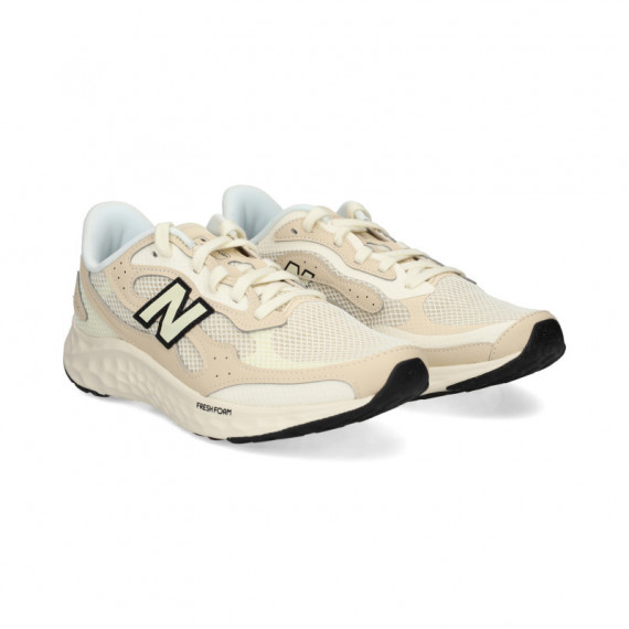 Deportivo Piel+malla Beige  NEW BALANCE