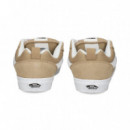 Banda 3D Blanca Ante+textil Beige  VANS