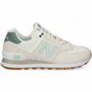 Deportivo Textil+ante Verde+hielo  NEW BALANCE