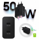 SAMSUNG Cargador 50W Doble Salida Usb-c + Cable (EP-T5020XBEGEU)