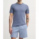 Camiseta CALVIN KLEIN Badge Azul Petróleo