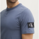 Camiseta CALVIN KLEIN Badge Azul Petróleo