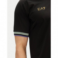 Polo Black AF13537  EA7 EMPORIO ARMANI 7