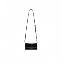 Sculpted Long Fold Im Black  CALVIN KLEIN