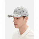 4G Jacquard Hat Blue 4G Logo Combo  GUESS