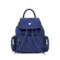 4G Logo Backbag Jacquard 4G Navy  GUESS