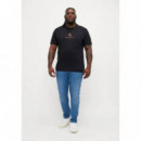 Plus Shadow Logo Tee Ck Black  CALVIN KLEIN