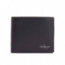 Mono Logo Bifold W/coin Black  CALVIN KLEIN