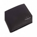 Mono Logo Bifold W/coin Black  CALVIN KLEIN
