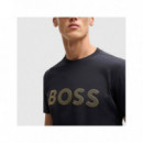 Tee Tl Logo 10268875 01 Dark Blue  BOSS