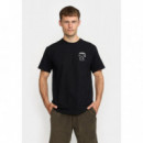 Camisetas Hombre Camiseta REVOLUTION 1394 Roa Black
