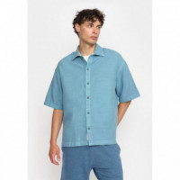 Camisas Camisa REVOLUTION Oversize 3153 Blue