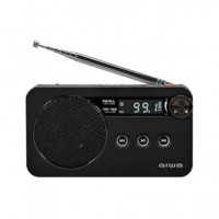 AIWA Radio Portatil Digital Fm/pll RS-77PLL Negro