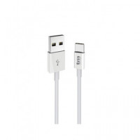 TM ELECTRON Cable Datos Tipo C/m a USB a 1MTR CXU201410 Blanco