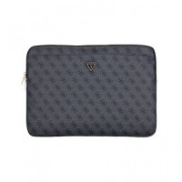 GUESS Funda Ordenador Portatil 4G Zipper 15"-16" Negra