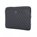 GUESS Funda Ordenador Portatil 4G Zipper 15"-16" Negra