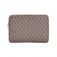 GUESS Funda Ordenador Portatil 4G Zipper 15"-16" Marron