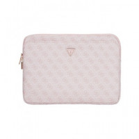 GUESS Funda Ordenador Portatil 13"-14" 4G Zipper Rosa