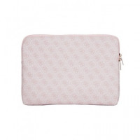 GUESS Funda Ordenador Portatil 13"-14" 4G Zipper Rosa