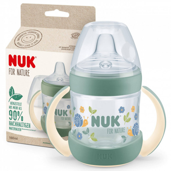 NUK Biberon Pp Tc Silicona Nature Entrena +6 Mes