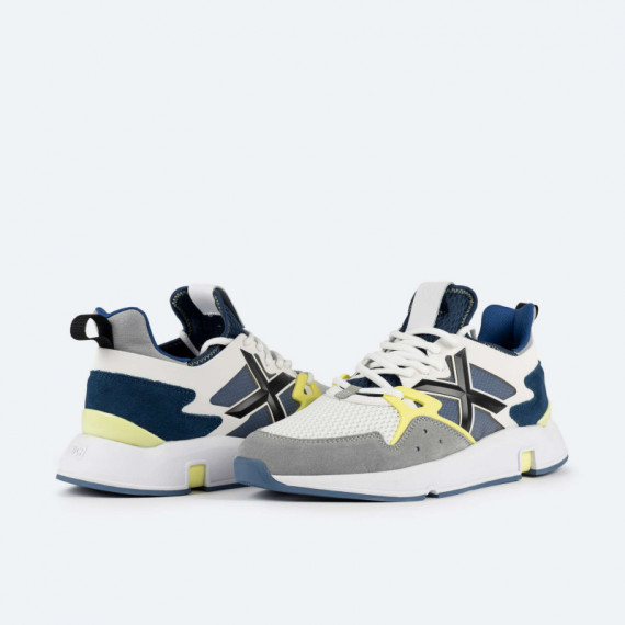 Zapatilla Ch Clik Azul-blanco  MUNICH