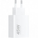 XIAOMI Cargador de Pared 45W  Turbo Charger Usb-a Blanco