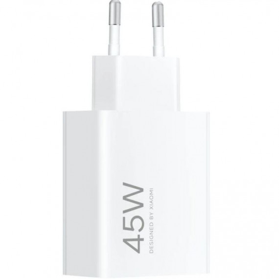 XIAOMI Cargador de Pared 45W  Turbo Charger Usb-a Blanco