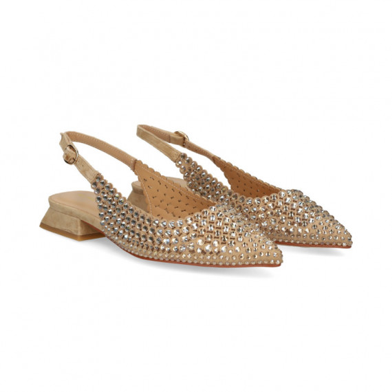 sin Talon Strass ante Beige  ALMA EN PENA