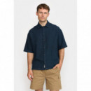 Camisas Camisa REVOLUTION Oversize 3153 Navy