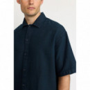 Camisas Camisa REVOLUTION Oversize 3153 Navy