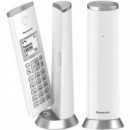 Teléfono Inalámbrico Digital PANASONIC KX-TGK212SPW Duo Blanco
