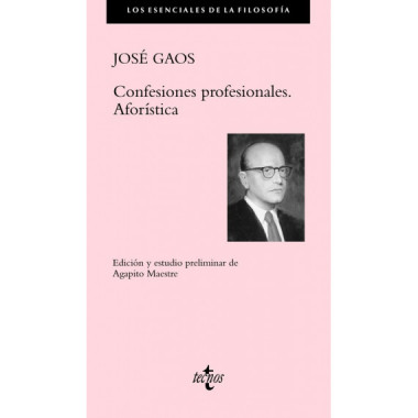 Confesiones Profesionales. Aforãƒâ­stica