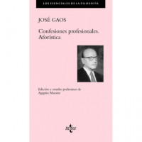 Confesiones Profesionales. Aforãâ­stica