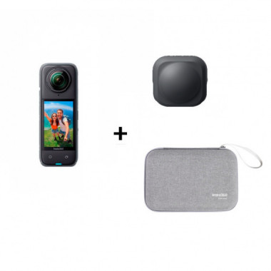 INSTA360 X4 + Estuche  + Tapa de la Lente