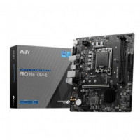 MSI Placa Base Pro H610M-E DDR5 LGA1700 14TH/ 13TH/ 12TH Gen/ 2XDDR5/ 1XHDMI/ 1XVGA/ Micro ATX
