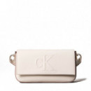 Bandolera Sculpted Flap Shoulder Pouch  CALVIN KLEIN JEANS