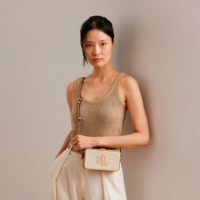 Cartera Cruzada Witley Mediana de Lona  RALPH LAUREN BAGS