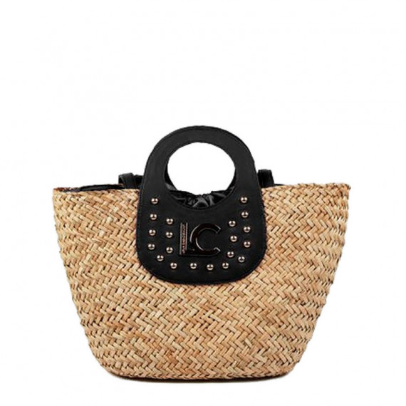 Bolso con Detallesefecto Piel con Tachuelas  LOLA CASADEMUNT