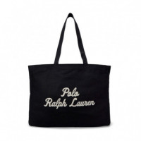Bolso Tote de Loneta con Bordado  RALPH LAUREN BAGS
