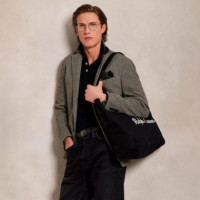 Bolso Tote de Loneta con Bordado  RALPH LAUREN BAGS