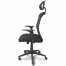 SILLA PAROLIS CON CABECERO NEGRO