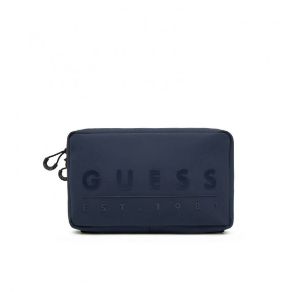 York Medium Necessaire Dark Blue  GUESS